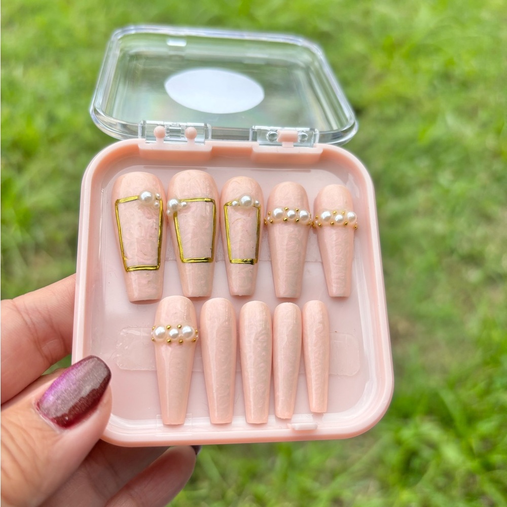 Press On Nails | Best for Bride to be | Date Night Press On Nails | 20pc set